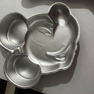 Disney Silver Mickey Mouse Cake Pan